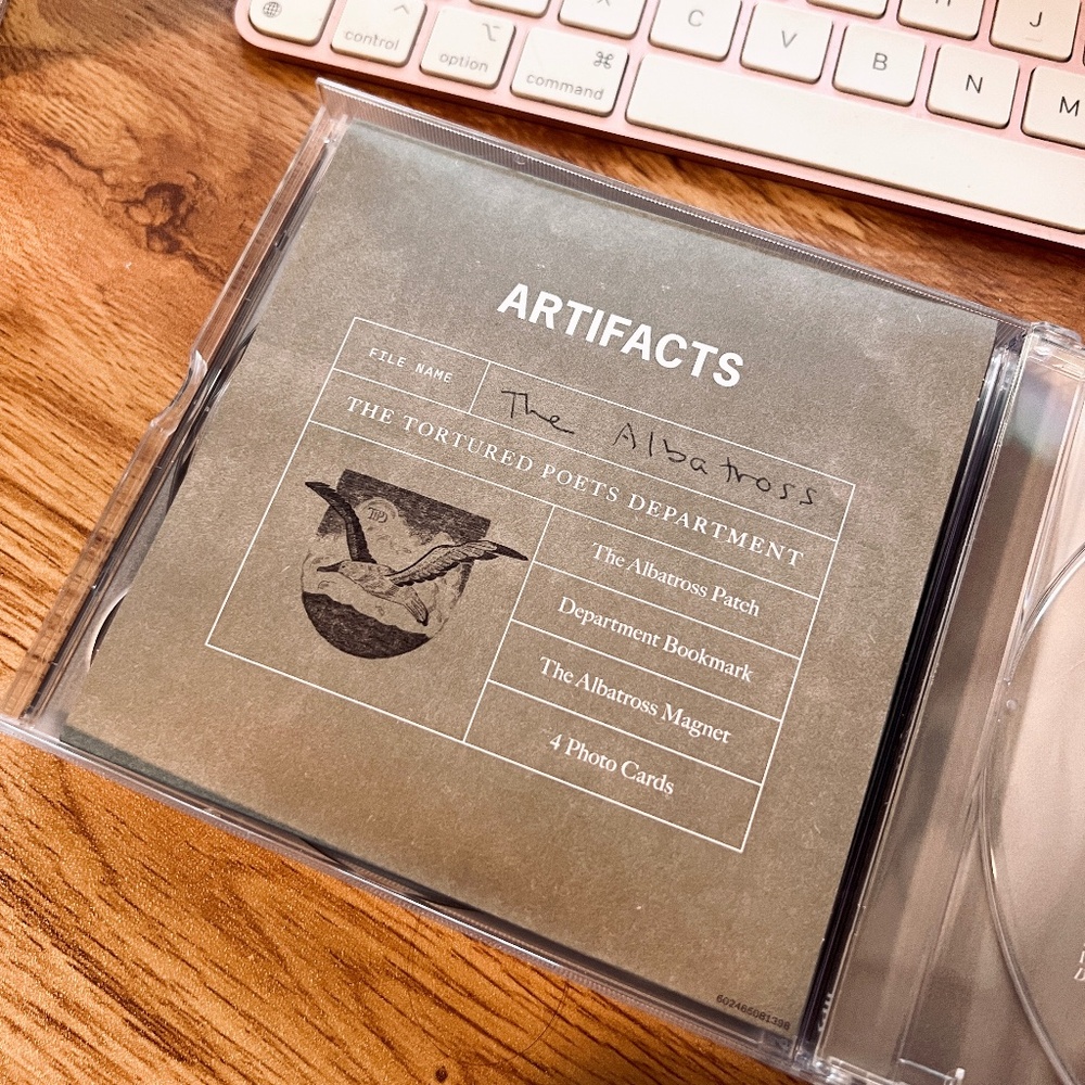 The Tortured Poets Department CD TTPD + The Albatross Bonus Track + Artifacts - Picture 3 of 3